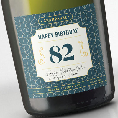 Personalised Champagne - Vintage Green-Champagne Baron Albert-Bubble Brothers