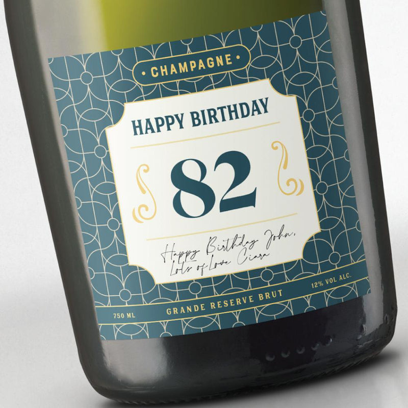 Personalised Champagne - Vintage Green-Champagne Baron Albert-Bubble Brothers