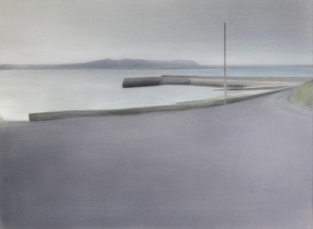 Landscape painting by Ita Freeney, Taking the Long Way Home, 2026, Oil on Linen, 56 x 76cm
