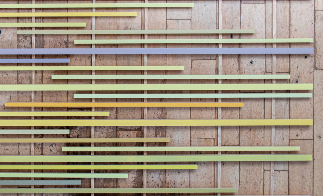 Image: Orla Whelan, Soul Rug (detail) 2026, Acrylic paint on birch plywood, 242 x 120 x 4 cm. Image_Colin Carters