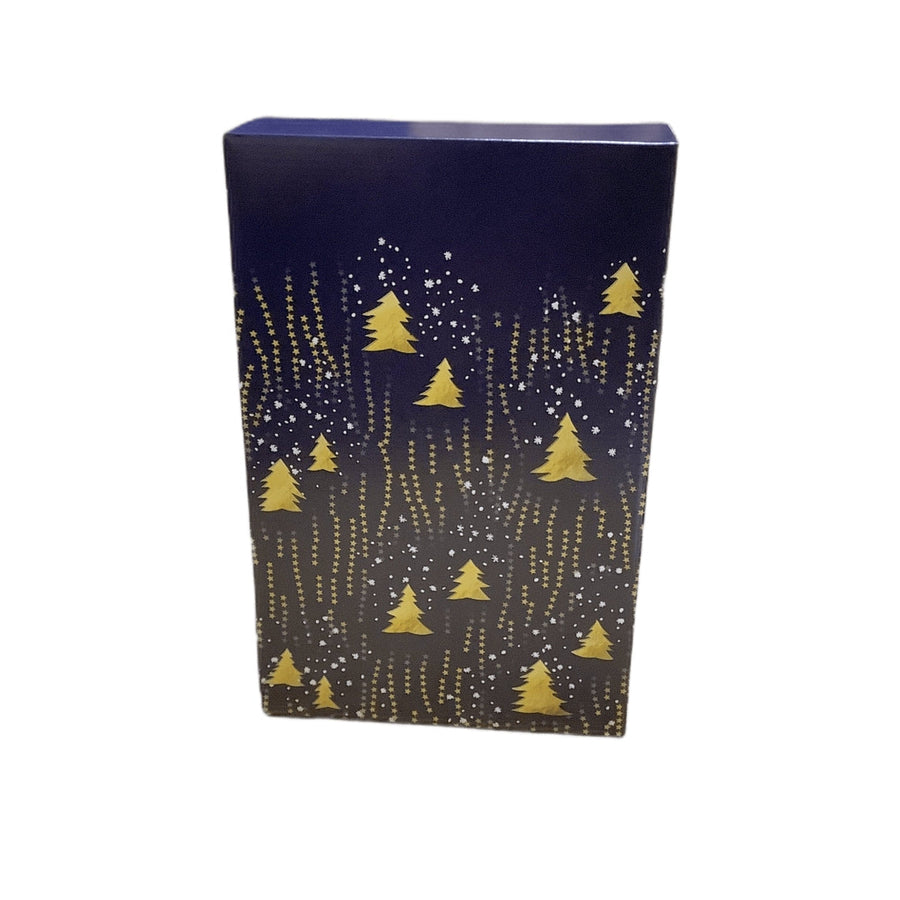 3 Bottle Carton - dark blue with trees-Karwig-Bubble Brothers