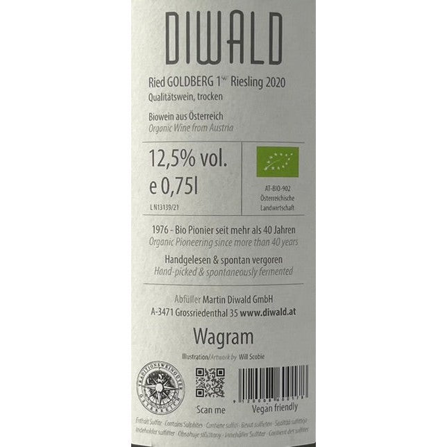 Bioweingut Diwald, Riesling 1ÖTW Goldberg 2023