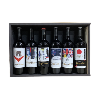 Château Carlmagnus, Fronsac vertical 6-bottle gift set MV-Bubble Brothers