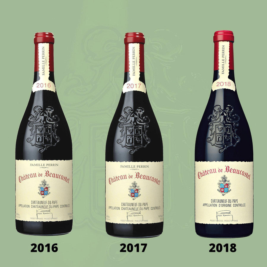 Château de Beaucastel Rouge: the collection 2016–2018-Bubble Brothers