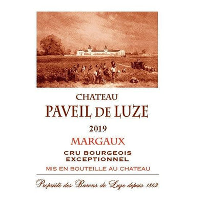 Château Paveil de Luze, Cru Bourgeois Exceptionnel, Margaux 2019