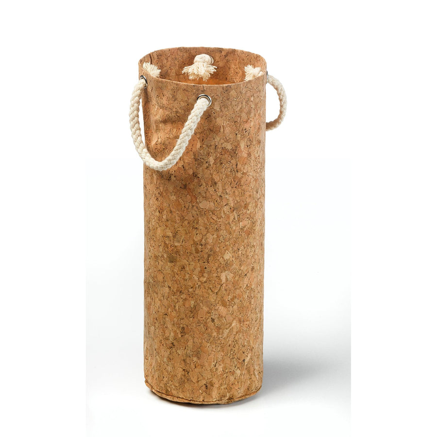 Cork wine bottle bag