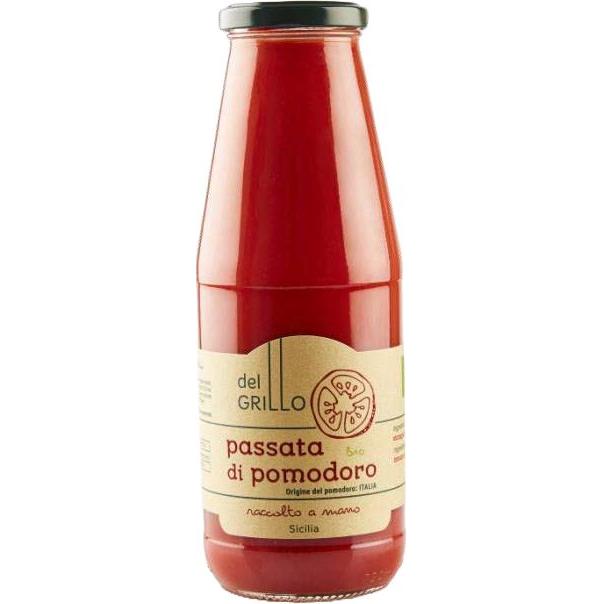 Del Grillo, Sicilian organic tomato passata 680 ml