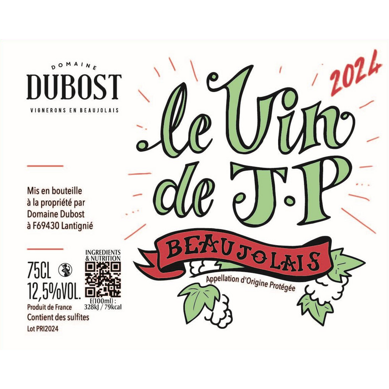 Domaine Dubost, Beaujolais Nouveau &