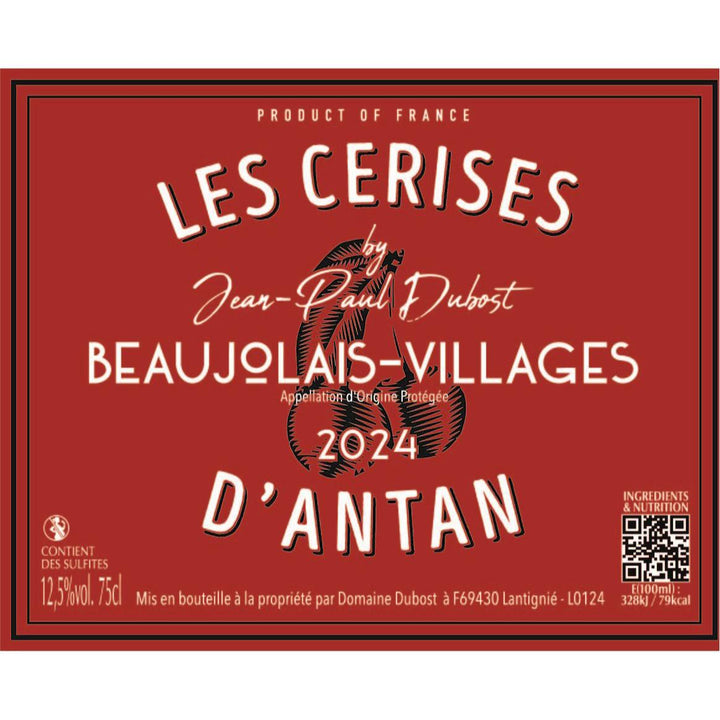 Domaine Dubost, Beaujolais-Villages 'Les Cerises d'Antan' 2024