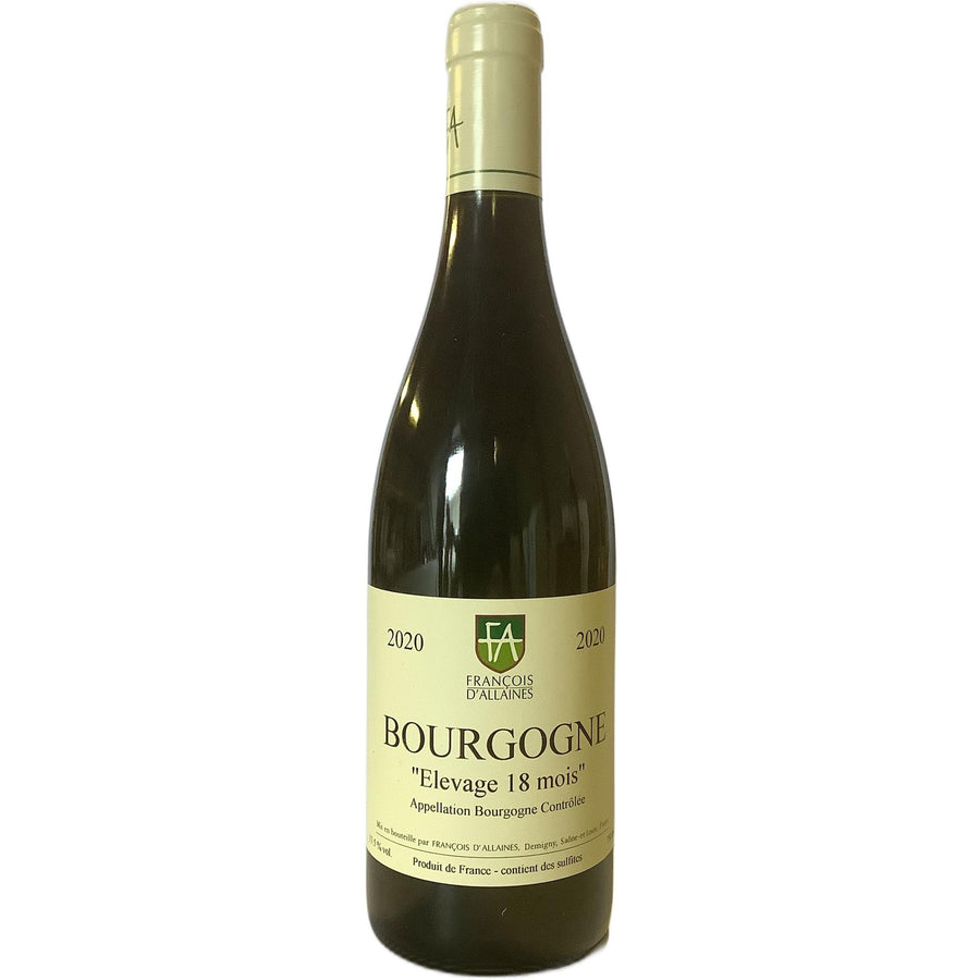 François d'Allaines, Bourgogne Pinot Noir élevage 18 mois 2020