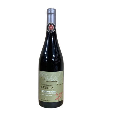 Jacques Frelin, Contreforts du Delta Côtes du Rhône rouge Le sans sulfite 2018-Bubble Brothers