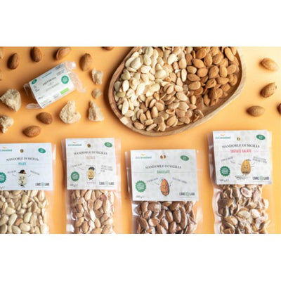 L'Arcolaio, Sicilian organic almonds - natural 30g