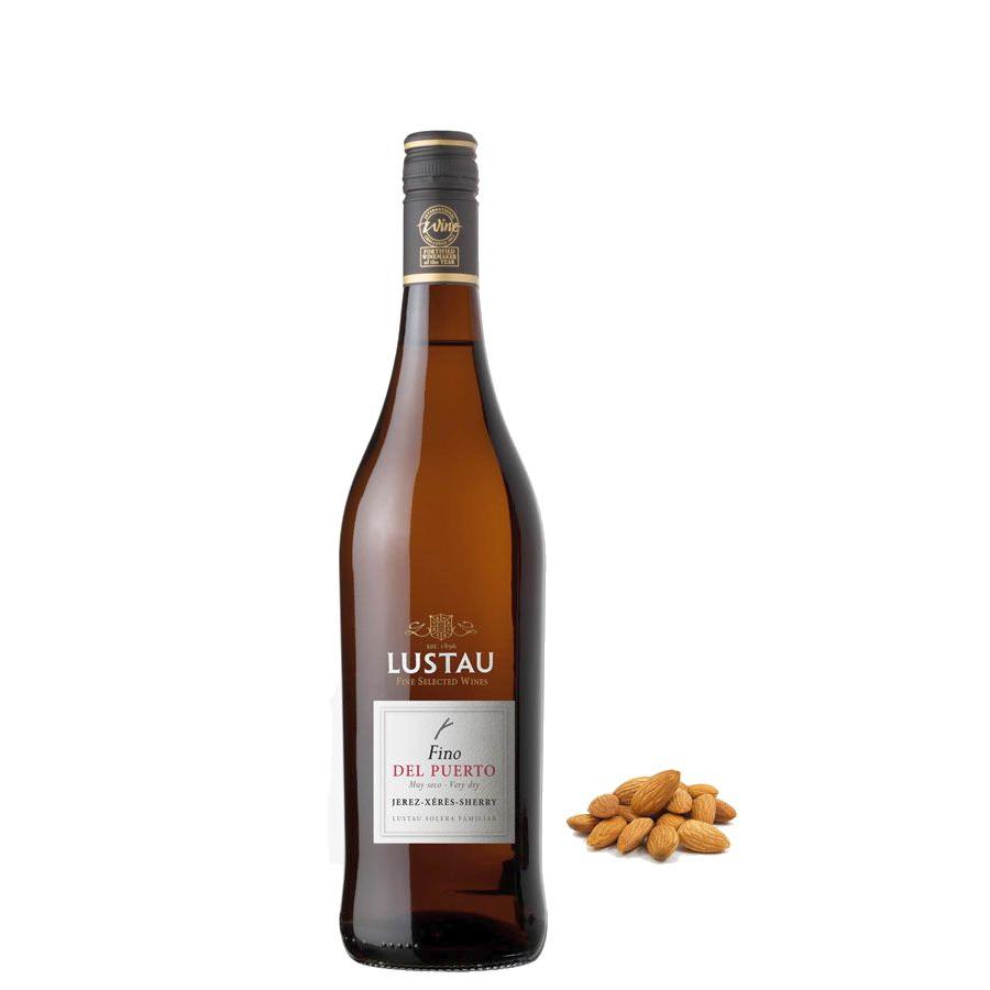 Lustau, Fino del Puerto dry sherry 375 ml half bottle NV