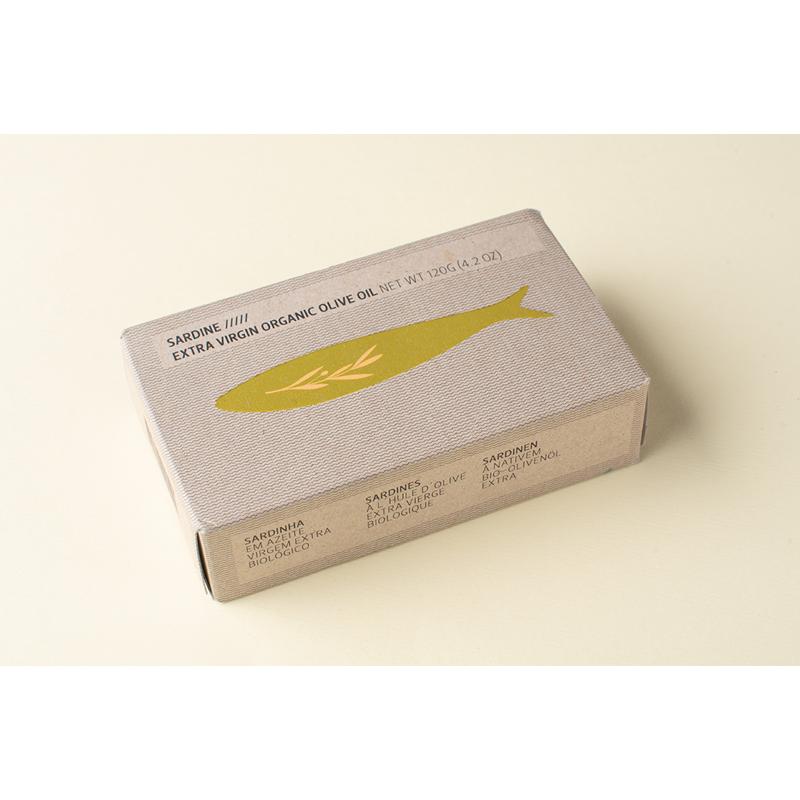 Maria Organic, sardines in extra virgin olive oil 120g