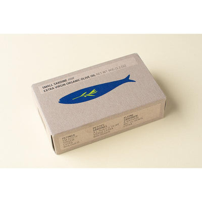 Maria Organic, Small sardines in extra virgin olive oil 90g