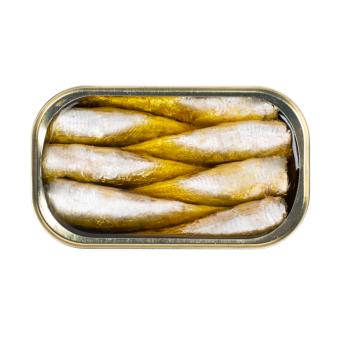 Maria Organic, Spiced small sardines in extra virgin olive oil 90g