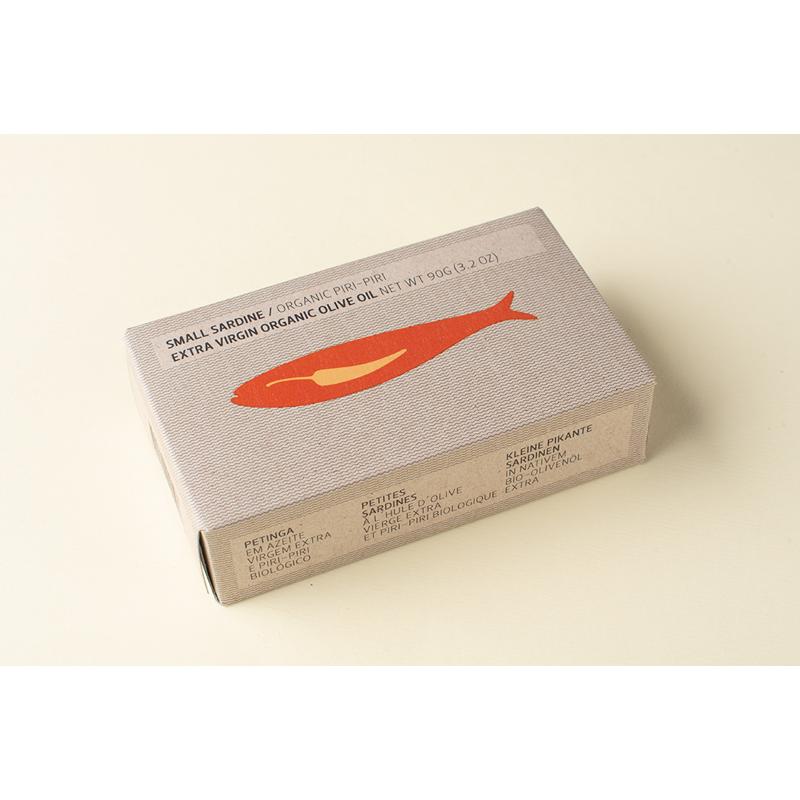 Maria Organic, Spiced small sardines in extra virgin olive oil 90g