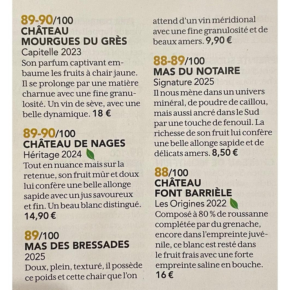 Mas des Bressades, Costières de Nîmes blanc Cuvée Tradition 2025