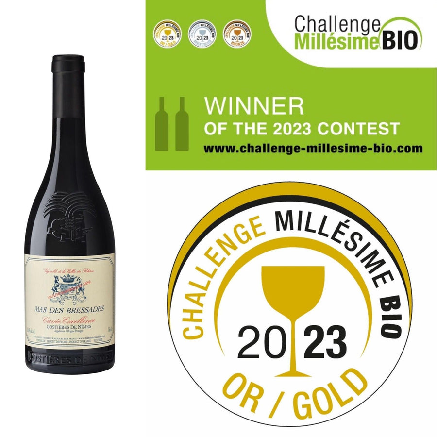 Mas des Bressades, Costières de Nîmes rouge Cuvée Excellence 2020