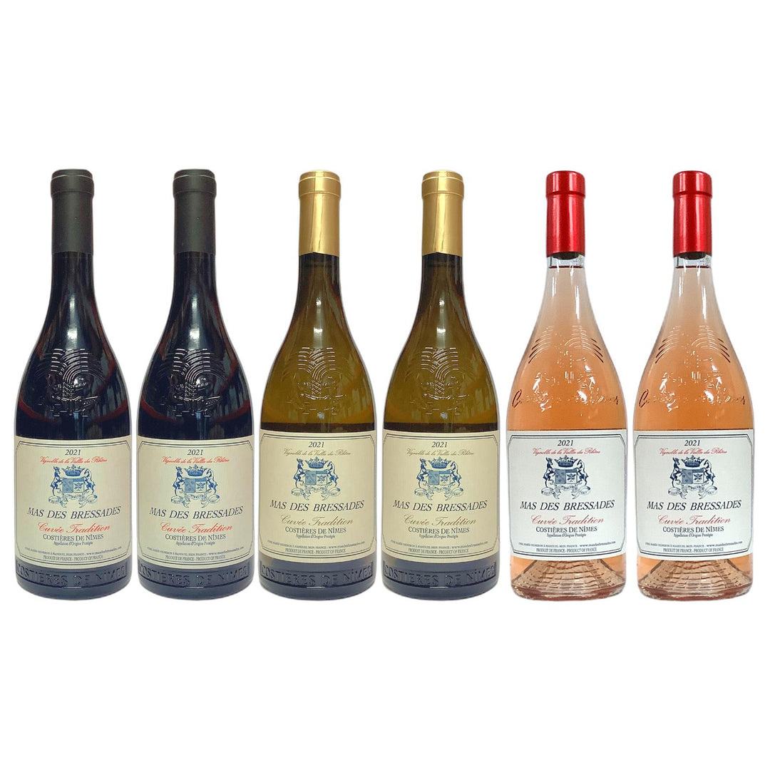 Mas des Bressades, Cuvée Tradition wines mixed case