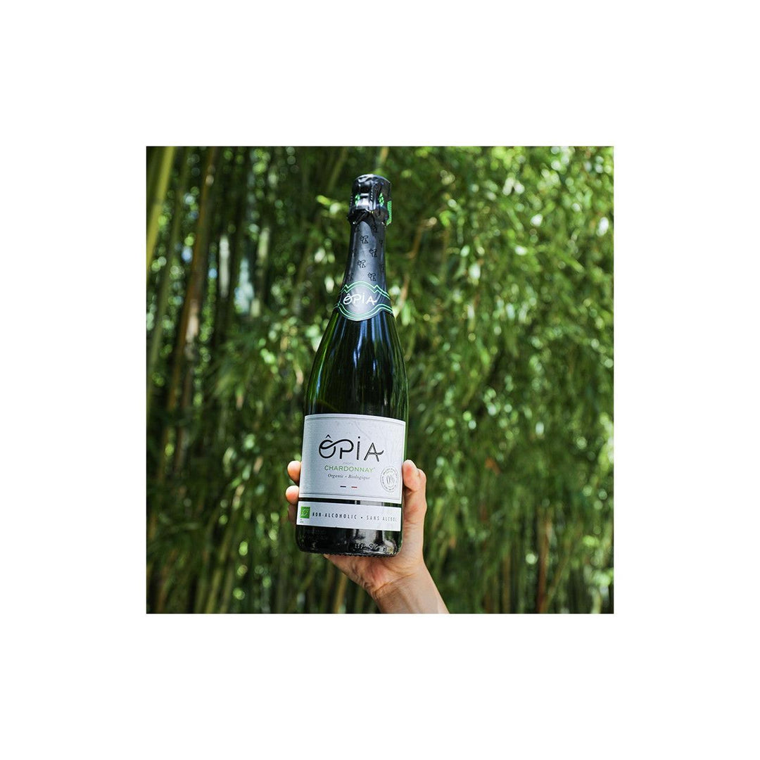 Ôpia Chardonnay sparkling alcohol-free wine