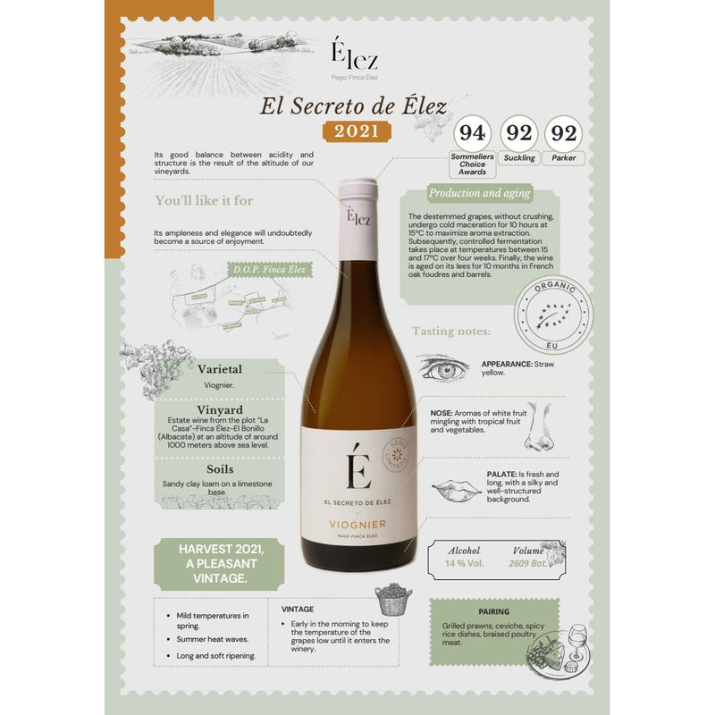 Pago Finca Elez, Viognier El Secreto 2021