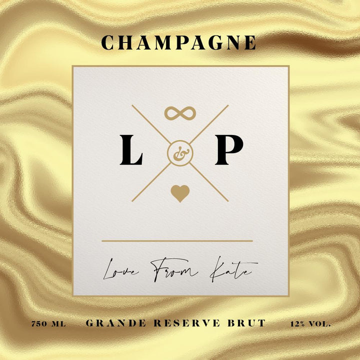 Personalised Champagne - Forever Golden
