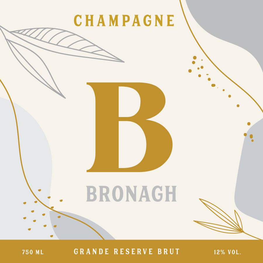 Personalised Champagne - Natural Shapes