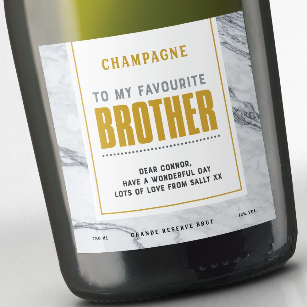Personalised Champagne - To My Favourite