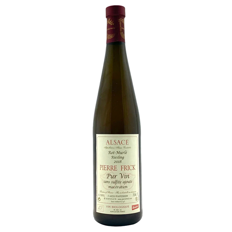 Pierre Frick, Riesling macération Rot-Murlé 2018-Bubble Brothers