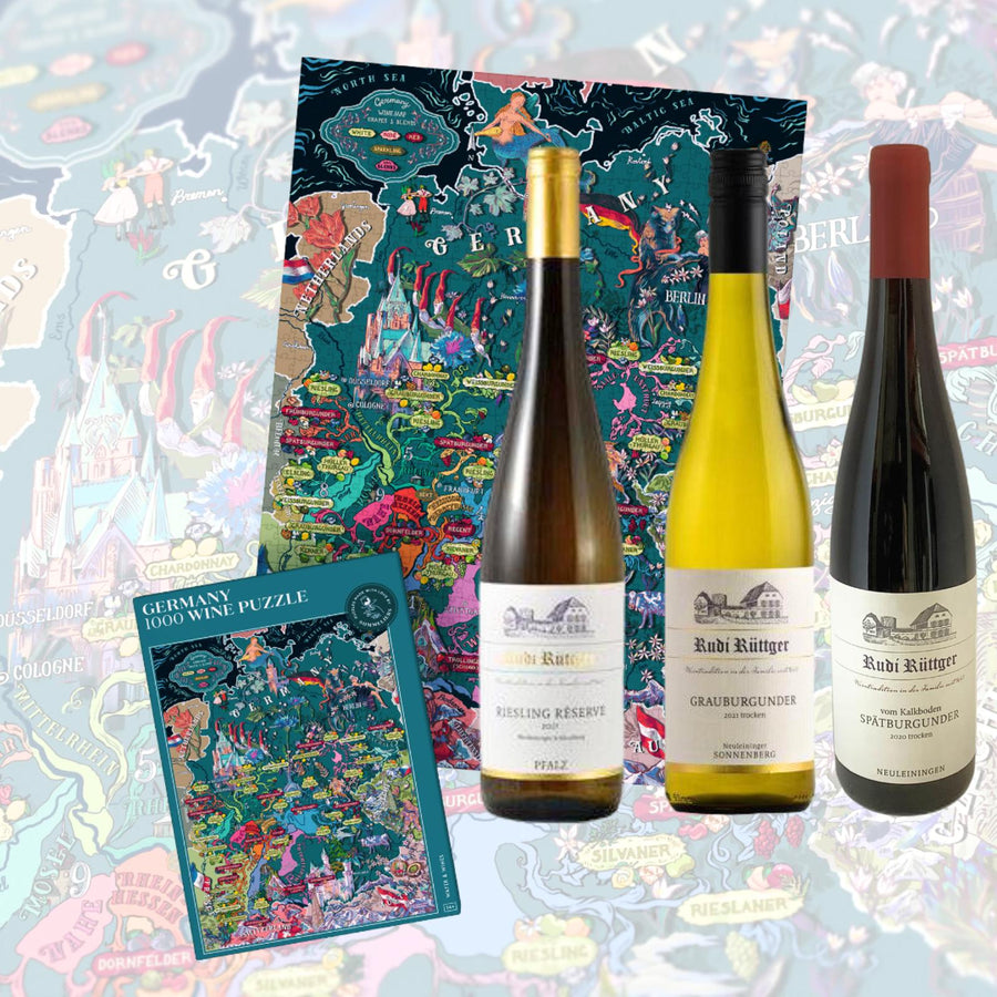 Puzzle and wine set—Germany