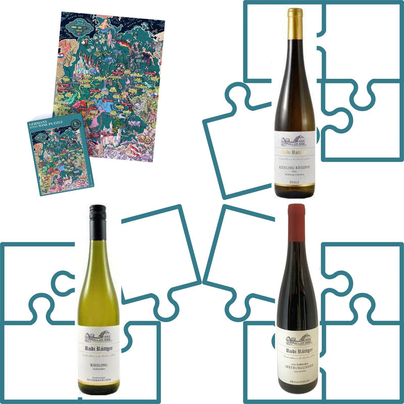 Puzzle and wine set—Germany