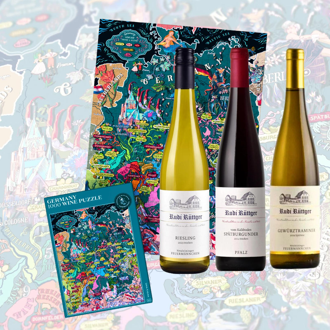 Puzzle and wine set—Germany
