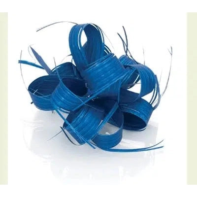 Raffia Pull Bow - Blue