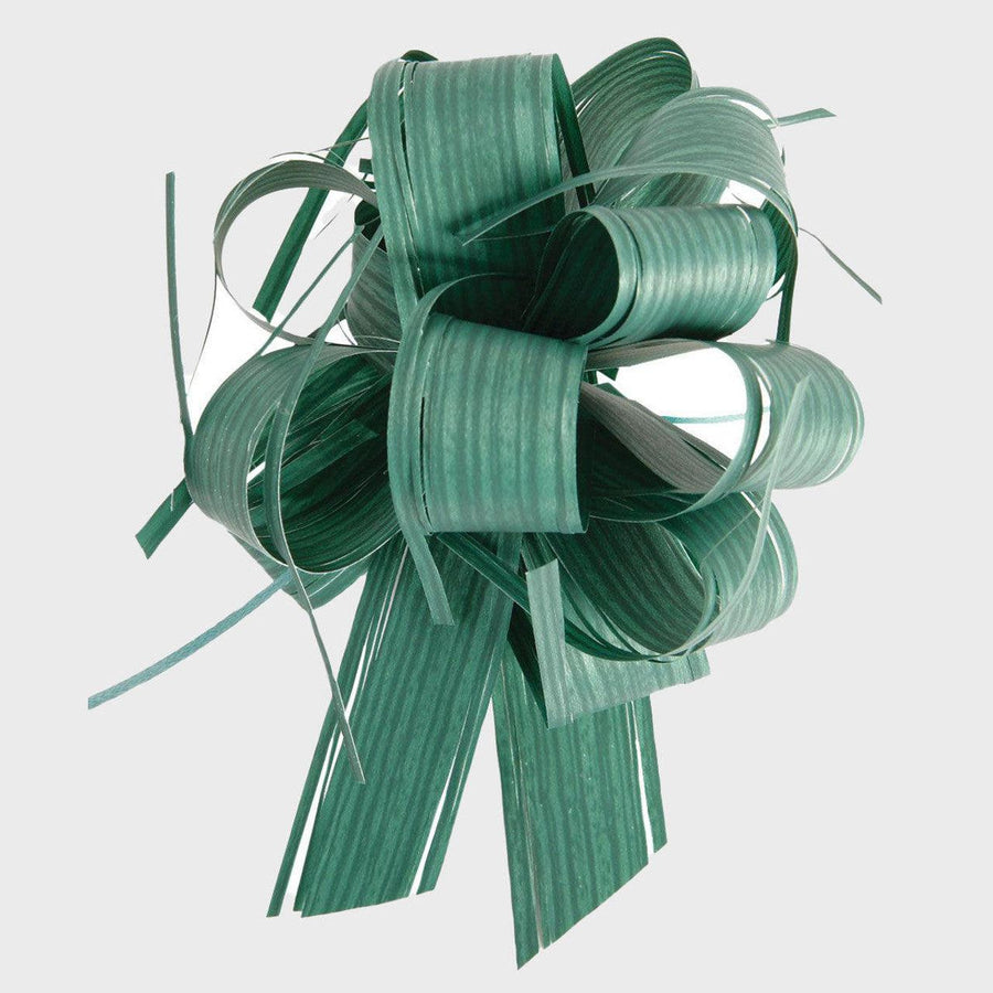 Raffia Pull Bow - Green