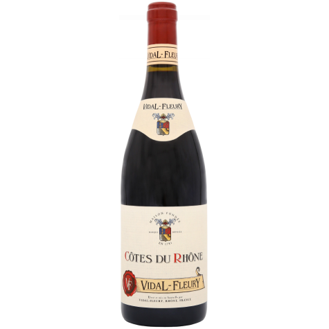 Vidal-Fleury, Côtes du Rhône rouge 375 ml half bottle 2021