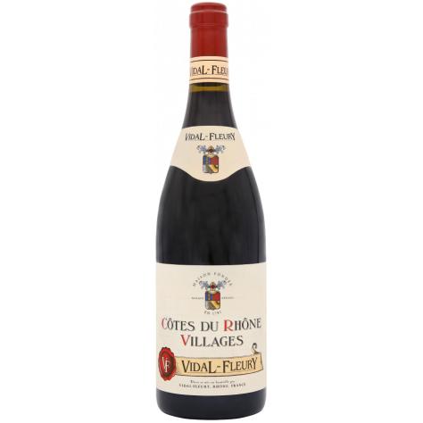 Vidal-Fleury, Côtes du Rhône Villages rouge 2019-Bubble Brothers