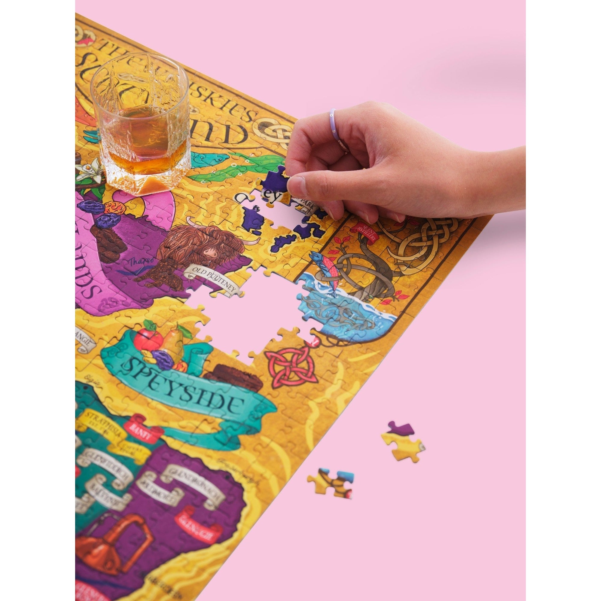 スコットランド　パズル　SCOTLAND 1000 WHISKY PUZZLE スコットランド パズル SCOTLAND 1000 WHISKY PUZZLE John Speed