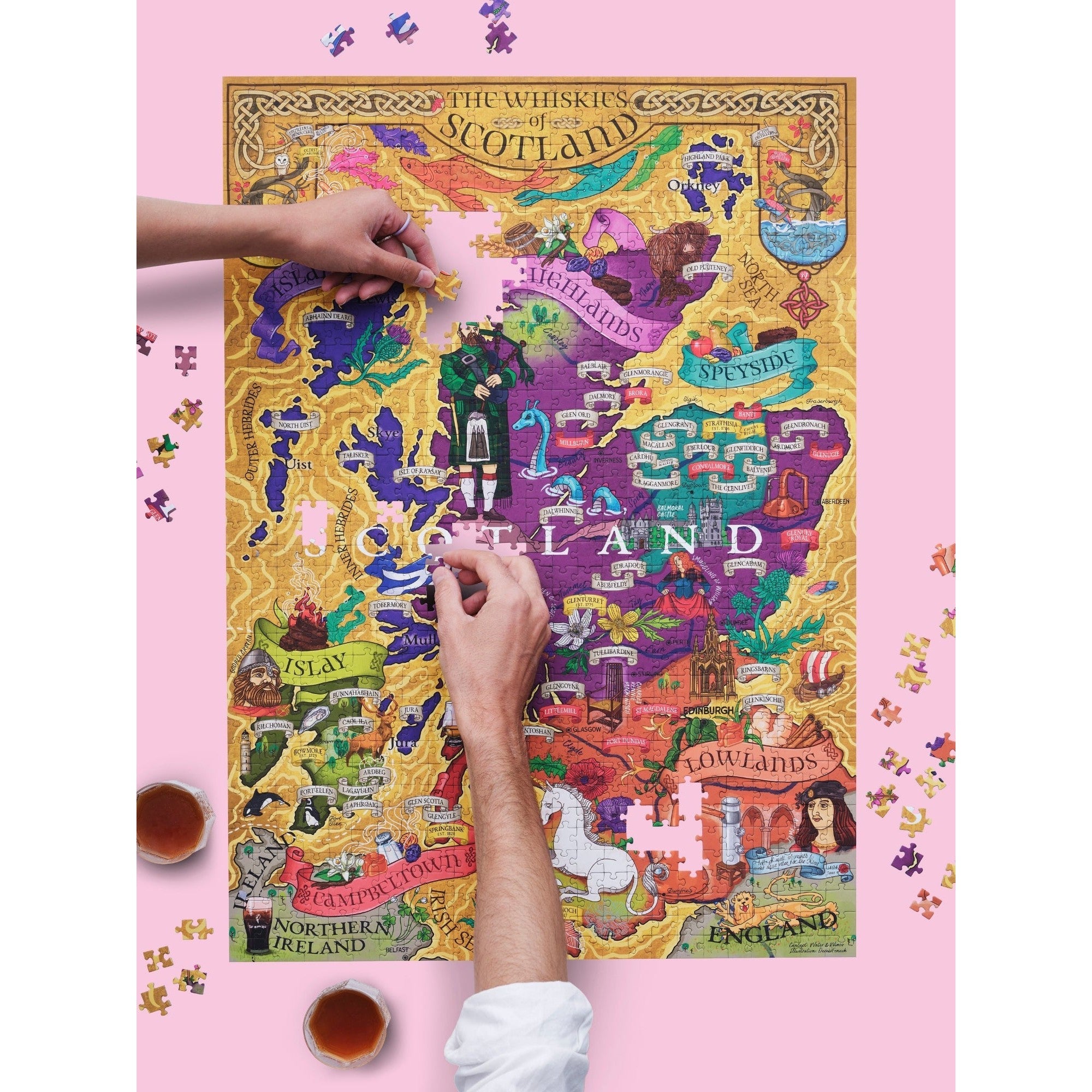 Whisky Puzzle - Scotland – Bubble Brothers