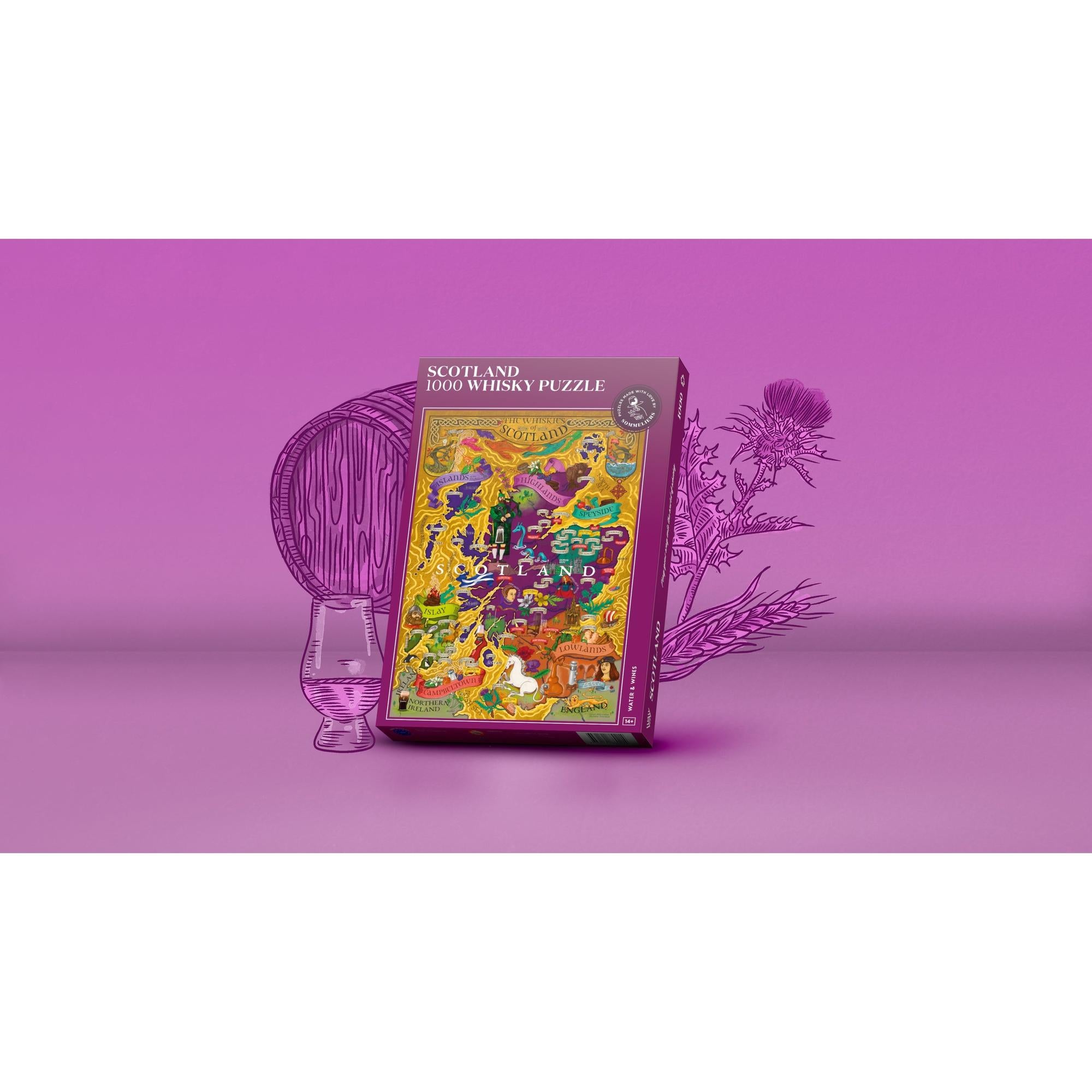 スコットランド　パズル　SCOTLAND 1000 WHISKY PUZZLE スコットランドパズルSCOTLAND 1000 WHISKY PUZZLE