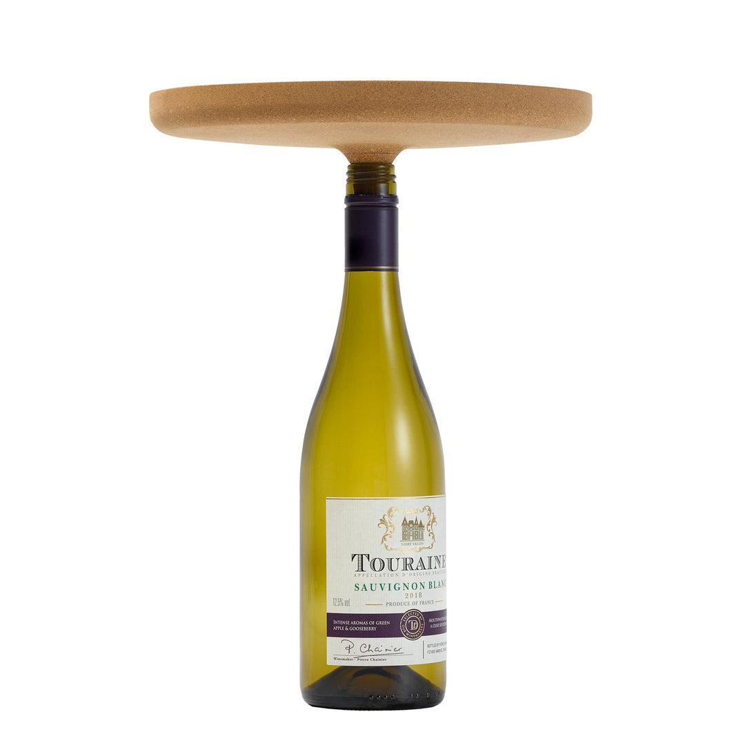 Wine bottle cork tray