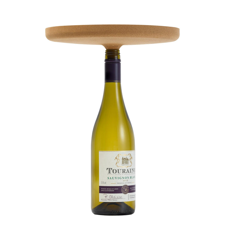 Wine bottle cork tray