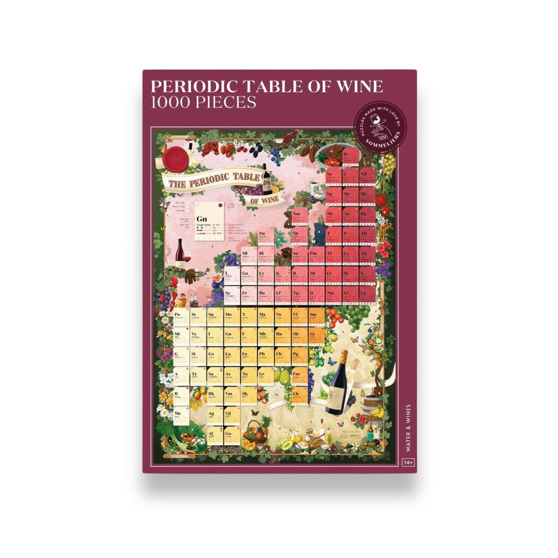 Wine Puzzle - Periodic Table of Wine