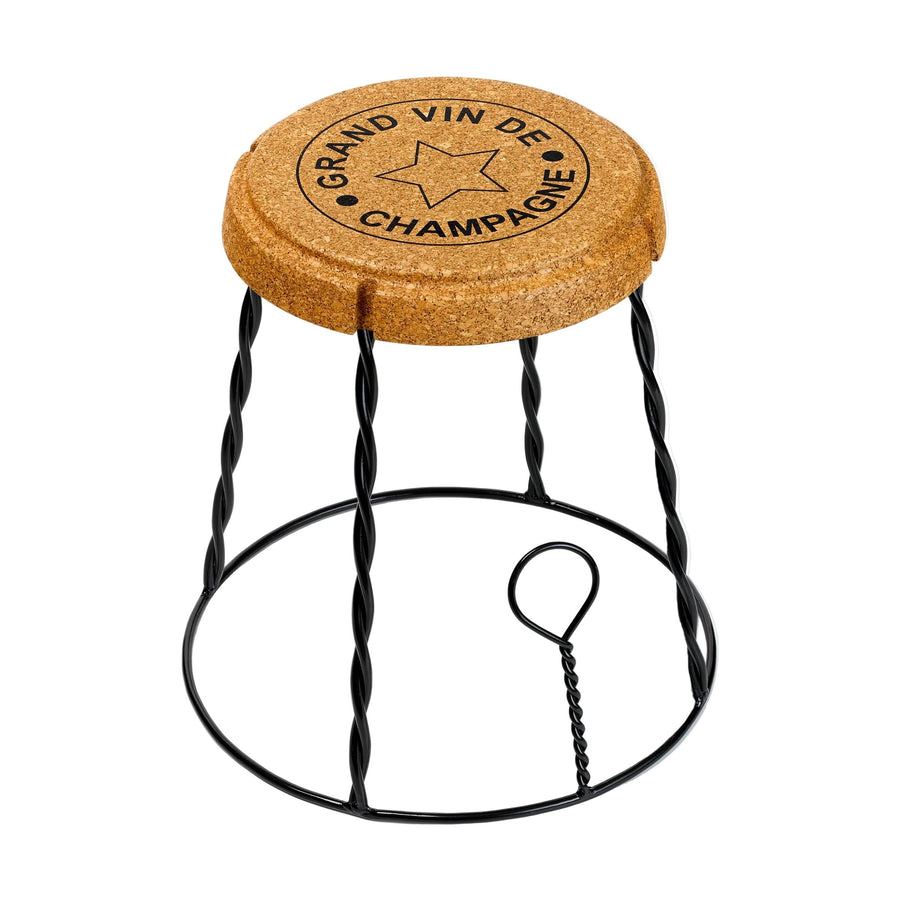 XL Muselet stool/side table black